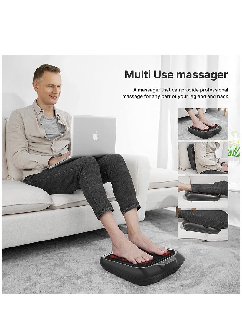 RENPHO Shiatsu Heated Electric Foot Massager With Heat, Deep Kneading And Back Massager With Washable Mesh, Fit Size Feet Upto 14  - Image 4