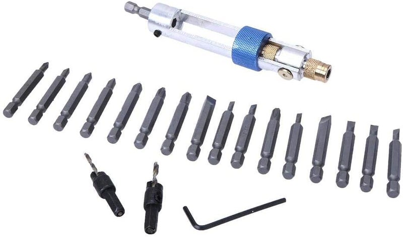 KANAbee Halftime Drill Driver Multi Screwdriver Tool 20PCSSet Newest High Speed Phillips Slot Countersink Screwdriver Head Repair Tool Kits 18 - Image 5