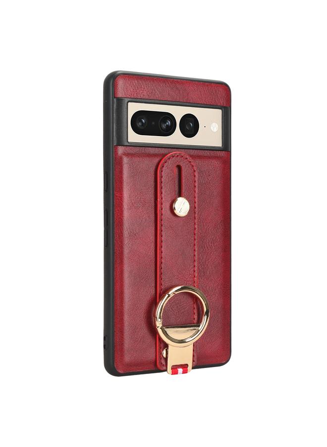 The Bros Case Cover For Google Pixel 7 Wristband Leather Back Phone Case Cover - Image 2
