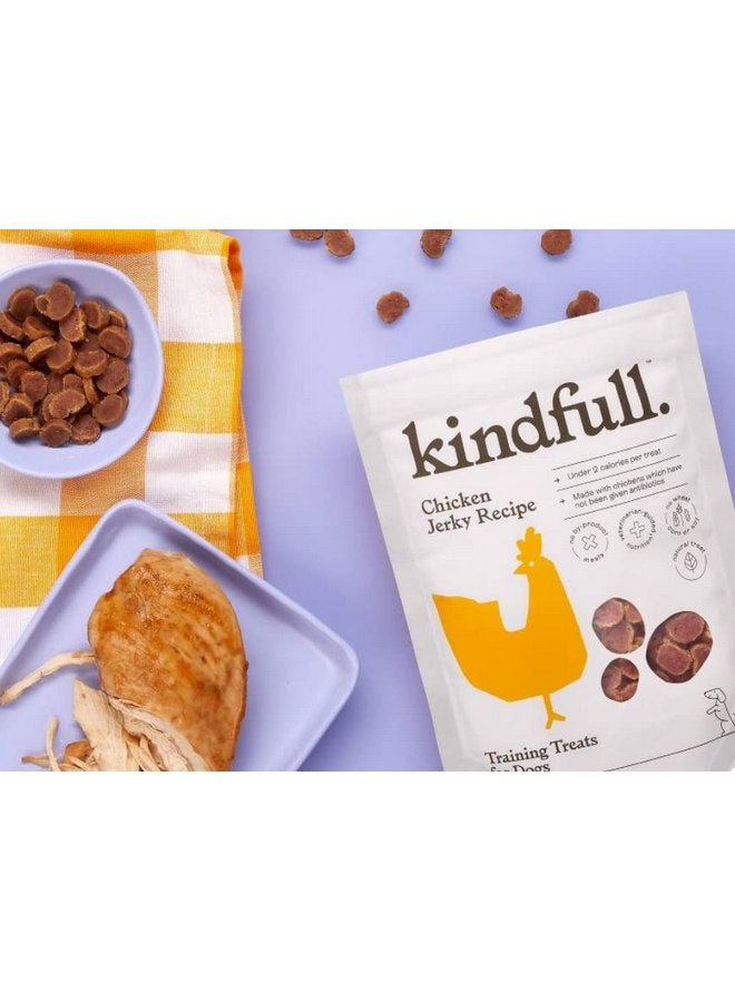 وصفة لحم الدجاج المجفف من Kindfull لتدريب الكلاب، 8 أونصة (عبوة من قطعتين) - Image 3