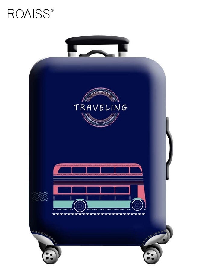 roaiss Thickened Elastic Air Layer Suitcase Protector Luggage Cover Dust Proof Scratch Resistant Telescopic Handle Suitcase Sleeve - Image 1