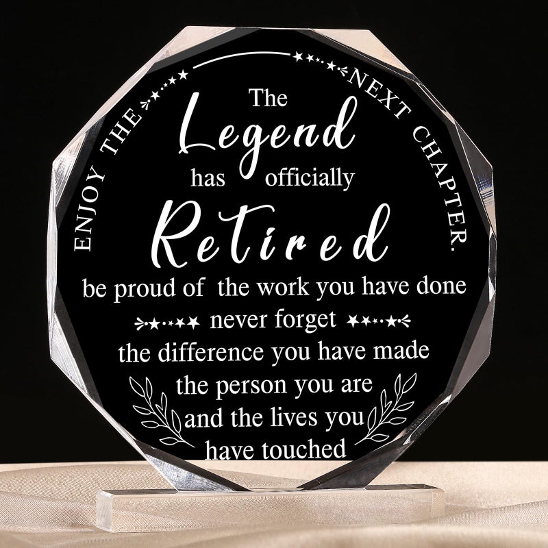 Chunful Happy Retirement Gifts for Men Women Never Understand The Difference You Made Keepsake and Retirement Plaque Inspirational Gifts for Retired Teacher Police Nurse Coworker FriendClassic Style - Image 2