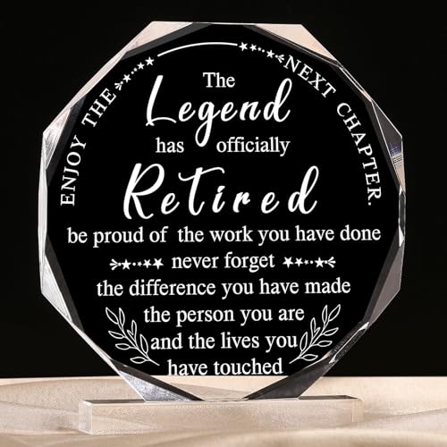 Chunful Happy Retirement Gifts for Men Women Never Understand The Difference You Made Keepsake and Retirement Plaque Inspirational Gifts for Retired Teacher Police Nurse Coworker FriendClassic Style - Image 1