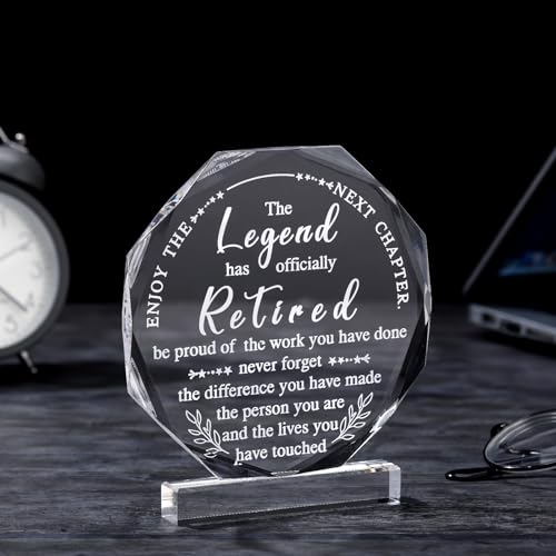 Chunful Happy Retirement Gifts for Men Women Never Understand The Difference You Made Keepsake and Retirement Plaque Inspirational Gifts for Retired Teacher Police Nurse Coworker FriendClassic Style - Image 3