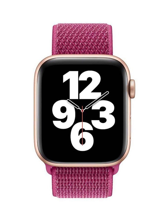 CATANES Nylon Woven Sport Strap for Apple Watch Trail Band 49mm 45mm 44mm iWatch Series Ultra/8/7/SE/6/5/4/3/2/1 Dragonfruit - Image 3
