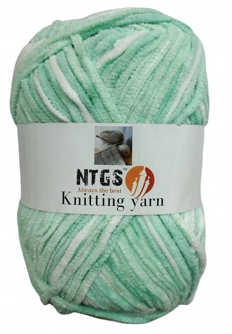 NTGS Acrylic Vardhman Blanket Thick Yarn Knitting Fingering Crochet Hook - Pack Of 400 Gm (Multicolor) - Image 5