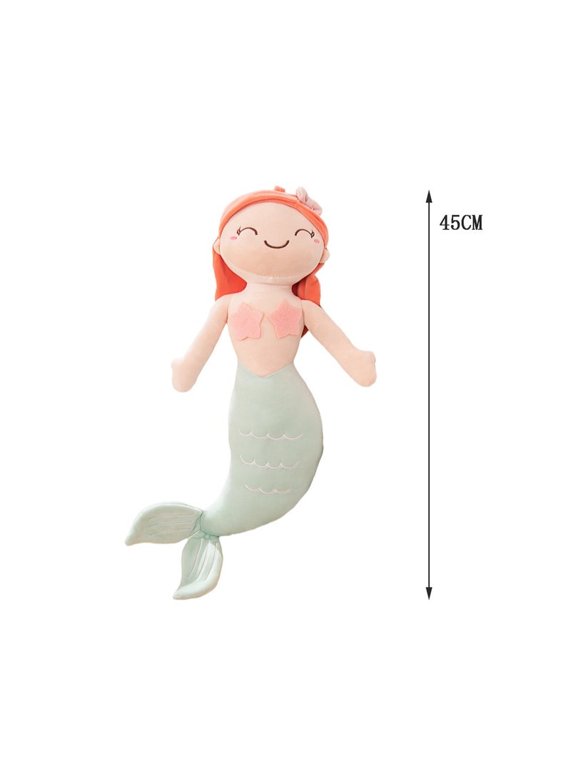 45 CM Cartoon Cute Mermaid Plush Toy Soft Stuffed Doll For Girls And Boys All Ages Gift (Style 1) - Image 2