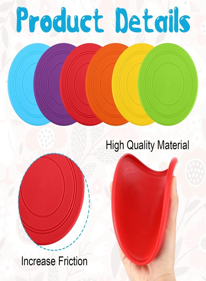 xozeooeu 18 Pack Dog Flying Discs, Soft TPR Rubber Flyer Toys for Small Medium & Large Dogs - Interactive, Float in Water, Safe on Teeth, for Outdoor Fetch & Training (6 Colors) - Image 3