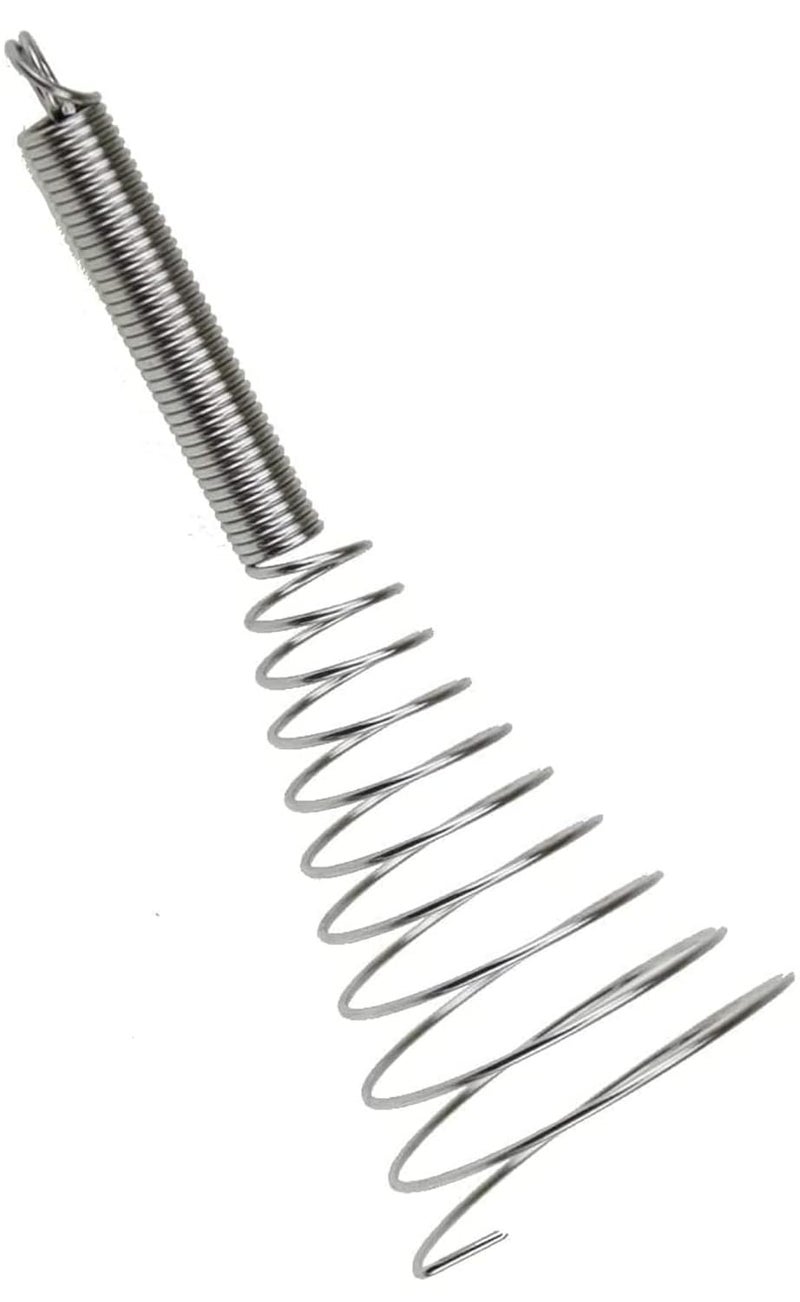 Brunchy Stainless Steel Wire Coil Whisker for Kitchen, Egg Beater for Kitchen with Spring Wire Handle, Ideal for Blending Eggs in Fresh, Whisking, Beating, and Stirring in The Kitchen (1, Silver) - Image 1