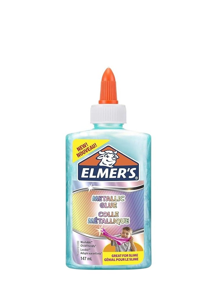 إلميرز غراء ملون قابل للغسل للسلايم 147 مل باللون الأخضر المخضر - Image 1