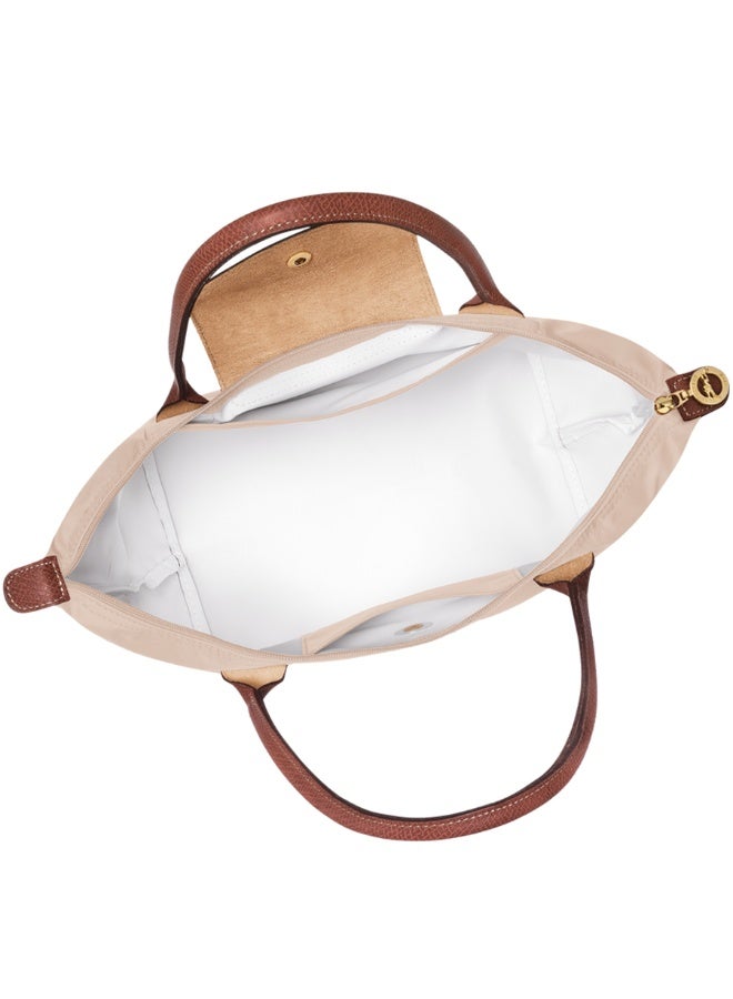 Longchamp Le Pliage Medium Beige Classic Tote Shoulder Handbag - Image 4