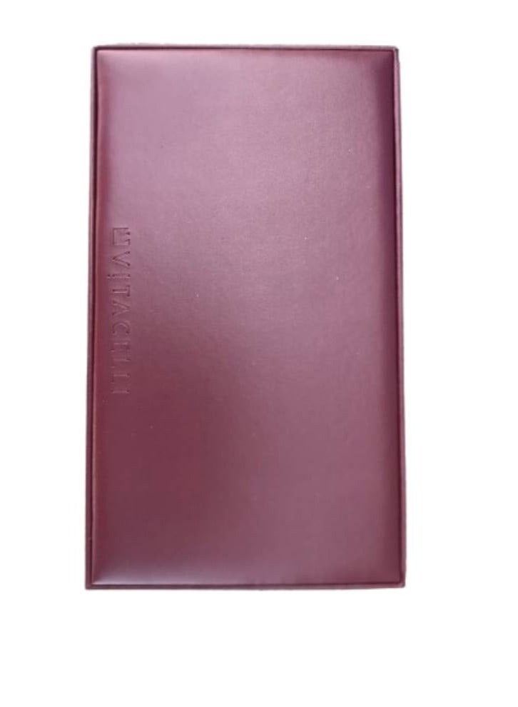 Vitacelli صندوق هدايا مغناطيسي فاخر، صندوق هدايا كبير باللون الأحمر المارون قابل للطي للهدايا مع غطاء، مناسب جدًا للمهرجانات وأعياد الميلاد والذكرى السنوية وما إلى ذلك (27 سم × 5 سم × 16 سم) - Image 2