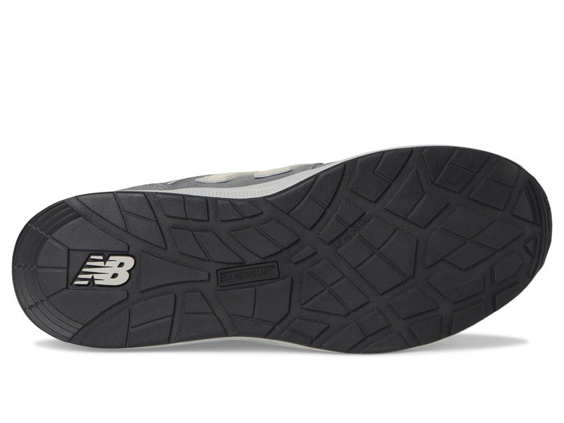 New Balance Men's Elite Lite Electrical Hazard Medium Composite Toe, Industrial Work Shoe Lightweight & Slip Resistant, Grey White, 8.5 - Image 3