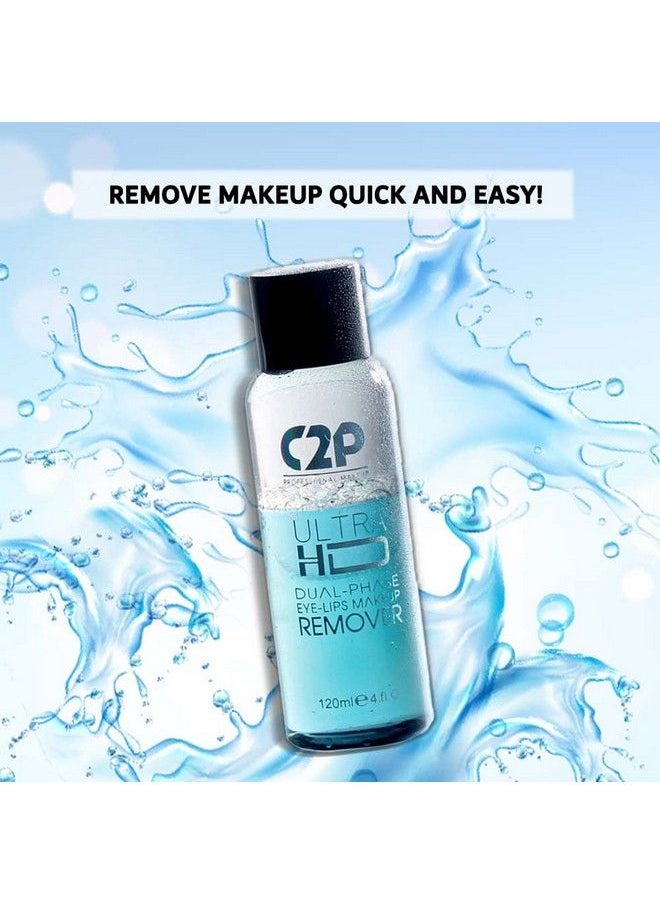 C2P PROFESSIONAL MAKEUP - C2P Professional Make Up Ultra Hd Dual Phase Eye & Lip Makeup Remover 120 Ml - Image 1