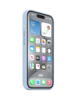 KASTWAVE iPhone 15 Pro Silicone Case Cover, Liquid Gel Soft Ultra Slim Shockproof Back Cover Full Body Protection, Easy To Disassemble  - Image 2