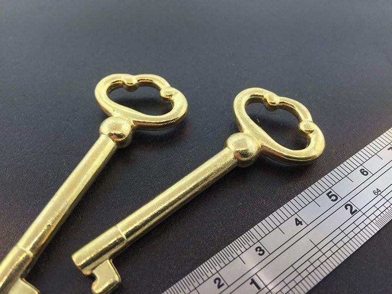 ABA Grandfather Clock Door Key set of 2 in Brass Finish for Howard Miller - Image 2