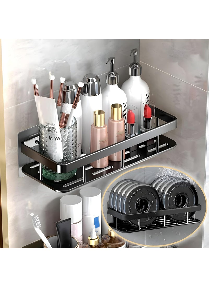 KBDev KBDev Bathroom Corner Bathroom Aluminum Corner Rack Corner Storage Washroom Organizer Shower Caddy Organizer for Kitchen Space Aluminum Metal Frame  - Image 2