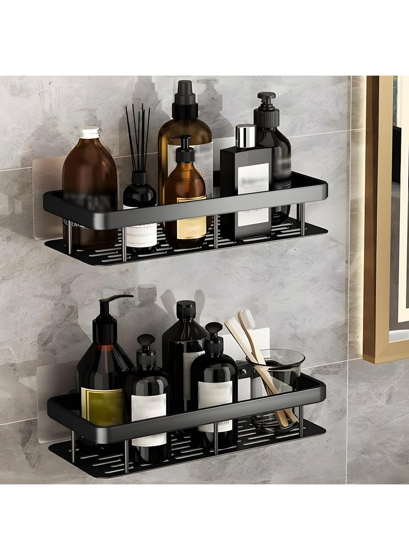 KBDev KBDev Bathroom Corner Bathroom Aluminum Corner Rack Corner Storage Washroom Organizer Shower Caddy Organizer for Kitchen Space Aluminum Metal Frame  - Image 5