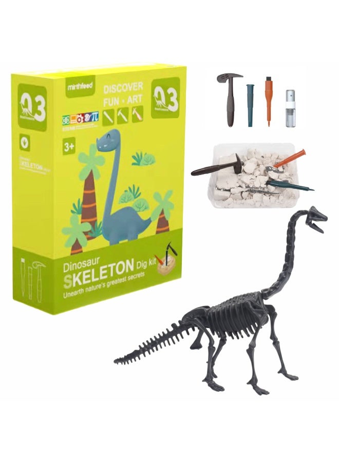 Chanak Dinosaur Skeleton Dig Kit Brachiosaurus Edition Excavation Fossil Discovery Steam Educational Archaeology Kit Fun Science Activity - Image 1