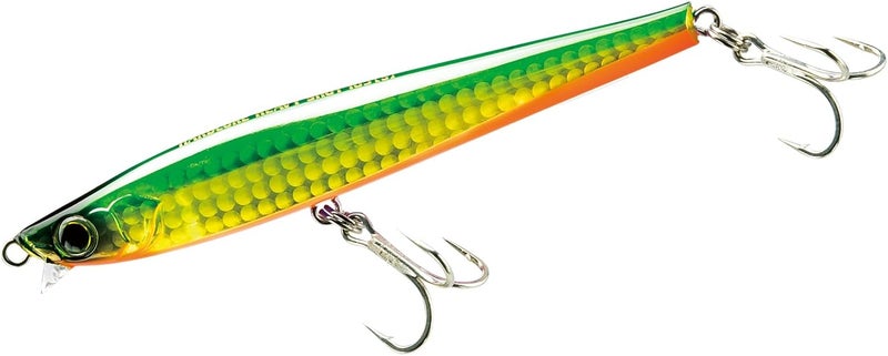 Duel Heavy Shot (S) F1181-HGGR Pencil Bait Lure - Gold Green, 4.1 Inches, 1.1 Oz - Image 1