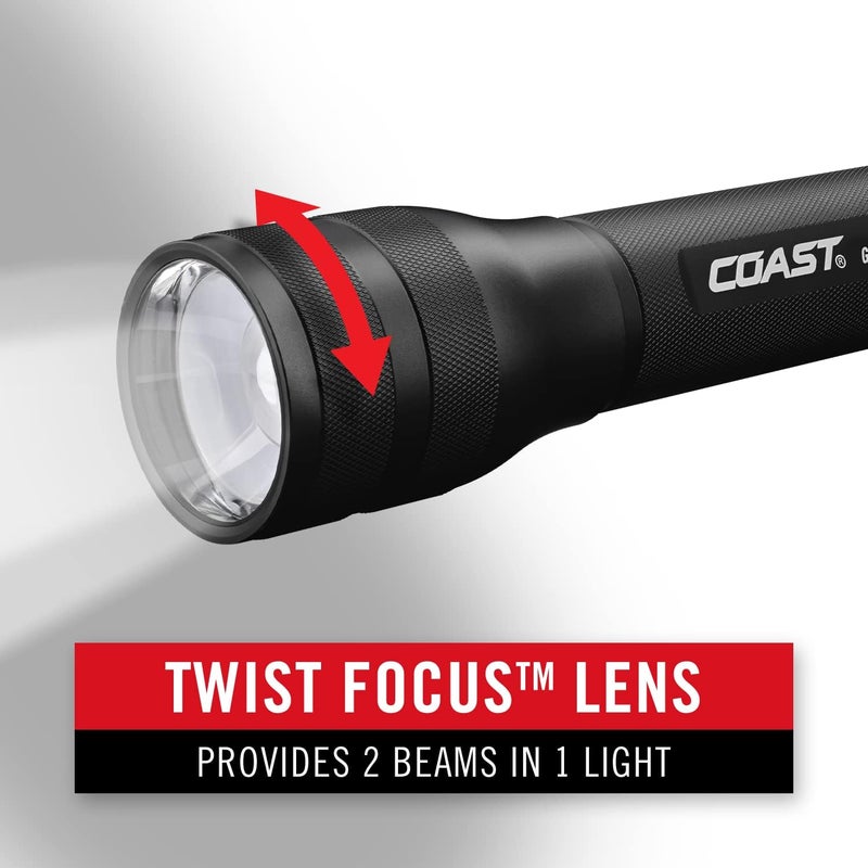 Coast G55 750 Lumen Focusing LED Flashlight Batteries Included - Image 2