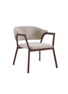 Generic Modern Fabric Lounge Armchair with Wooden Frame – Ergonomic & Comfortable Seating – Available in Black, Coffee, Gray, Beige & Brown  - Image 2