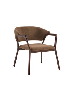 Generic Modern Fabric Lounge Armchair with Wooden Frame – Ergonomic & Comfortable Seating – Available in Black, Coffee, Gray, Beige & Brown  - Image 3