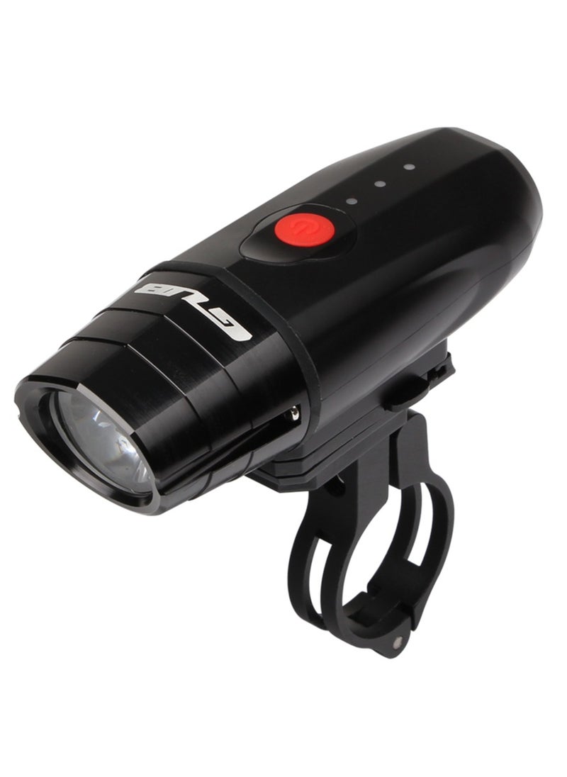 GUB - GUB 019 bicycle headlight  Functions: bicycle headlights, bicycle auxiliary lighting  Light beads: LED high-brightness light beads  Battery: 2000mAh  Mode: Three-stage white light, constant brightness/burst  Net Weight: about 154 g, G.W:about 224g  Features: High-brightness beads, up to 500 lumens, 85 degrees floodlight, ordinary waterproof, support USB direct charging, large power and long endurance - Image 1