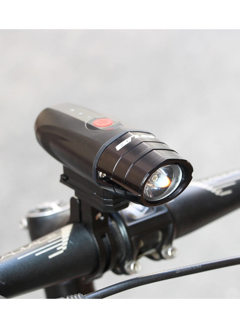 GUB - GUB 019 bicycle headlight  Functions: bicycle headlights, bicycle auxiliary lighting  Light beads: LED high-brightness light beads  Battery: 2000mAh  Mode: Three-stage white light, constant brightness/burst  Net Weight: about 154 g, G.W:about 224g  Features: High-brightness beads, up to 500 lumens, 85 degrees floodlight, ordinary waterproof, support USB direct charging, large power and long endurance - Image 1
