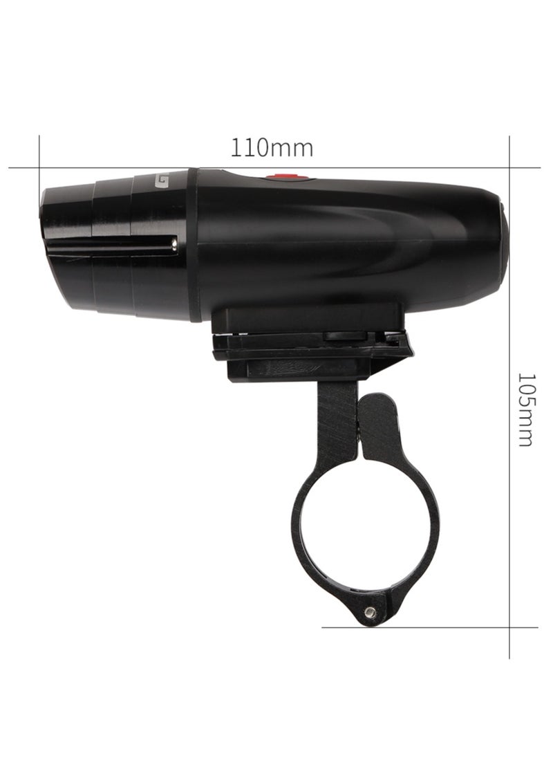 GUB - GUB 019 bicycle headlight  Functions: bicycle headlights, bicycle auxiliary lighting  Light beads: LED high-brightness light beads  Battery: 2000mAh  Mode: Three-stage white light, constant brightness/burst  Net Weight: about 154 g, G.W:about 224g  Features: High-brightness beads, up to 500 lumens, 85 degrees floodlight, ordinary waterproof, support USB direct charging, large power and long endurance - Image 1