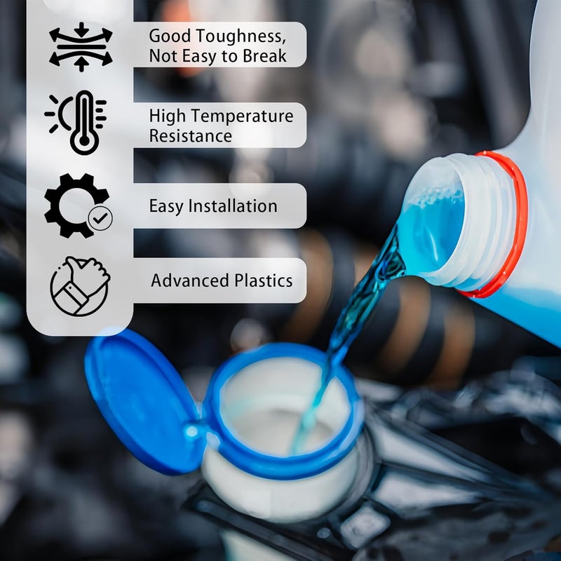 AMZAUTO Windshield Washer Fluid Cap, Windshield Wiper Washer Reservoir Fluid Tank Cap Compatible with 2012-2018 Ford Focus, Replace #CP9Z-17A605-A, 1 Pack - Image 5