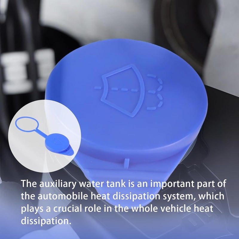 AMZAUTO Windshield Washer Fluid Cap, Windshield Wiper Washer Reservoir Fluid Tank Cap Compatible with 2012-2018 Ford Focus, Replace #CP9Z-17A605-A, 1 Pack - Image 4