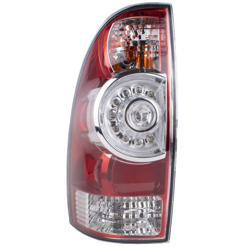 Boine Tail Light Left Driver Side Tail Light Compatible With 2005-2015 Toyota Tacoma Pickup Rear Light Brake Lamps LED Lens Bulb and Harness Included (Left Driver Side) - Image 1