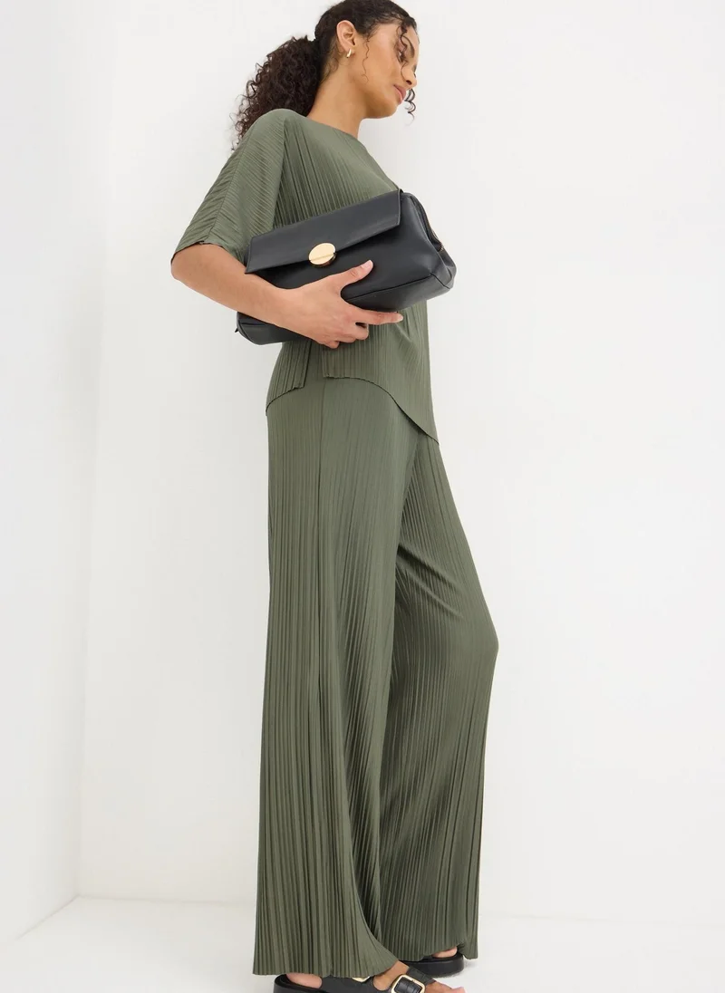 Matalan Khaki Co-Ord Trousers