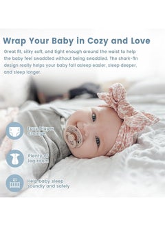 bbet 60cm*30cm Baby Wearable Blanket with 2-Way Zipper Easy to Use， 100% Cotton Fiber Soft and Skin-Friendly Sleep Bag with Sleeves Swaddle Transition Sleep Bag Sack Clothes for 6-9 Months Baby  - Image 4