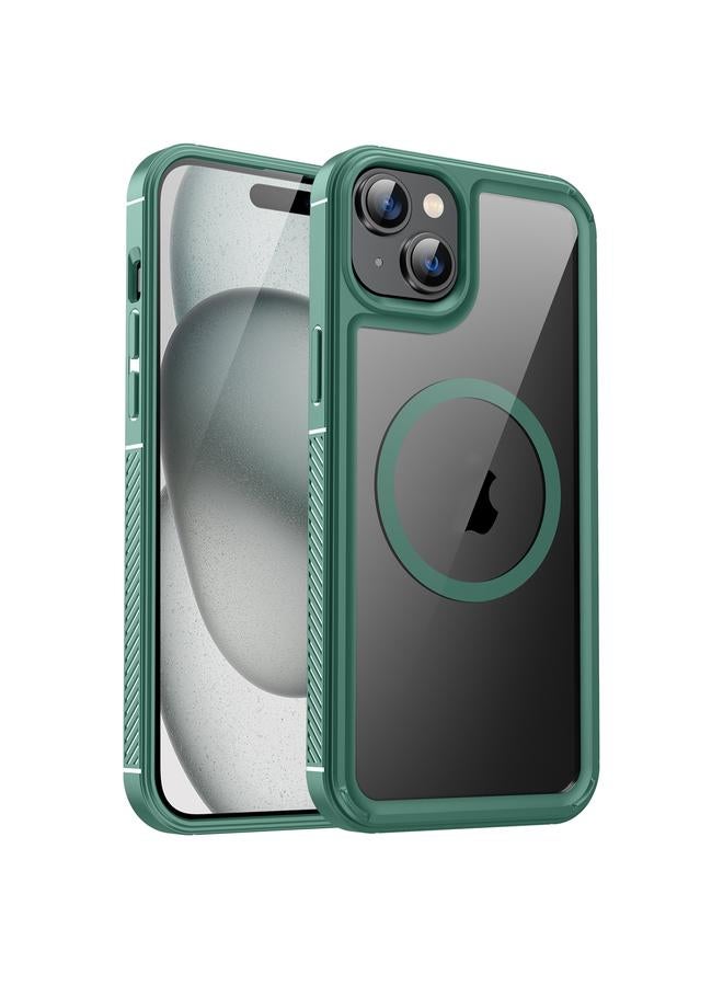 اس-توب جراب Forerunner مقاوم للصدمات مصنوع من مادة TPU الهجينة المصنوعة من الأكريليك لهاتف iPhone 15 Plus Magsafe - Image 1