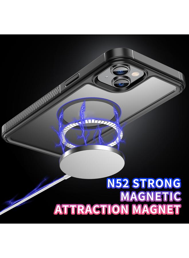 اس-توب جراب Forerunner مقاوم للصدمات مصنوع من مادة TPU الهجينة المصنوعة من الأكريليك لهاتف iPhone 15 Plus Magsafe - Image 4