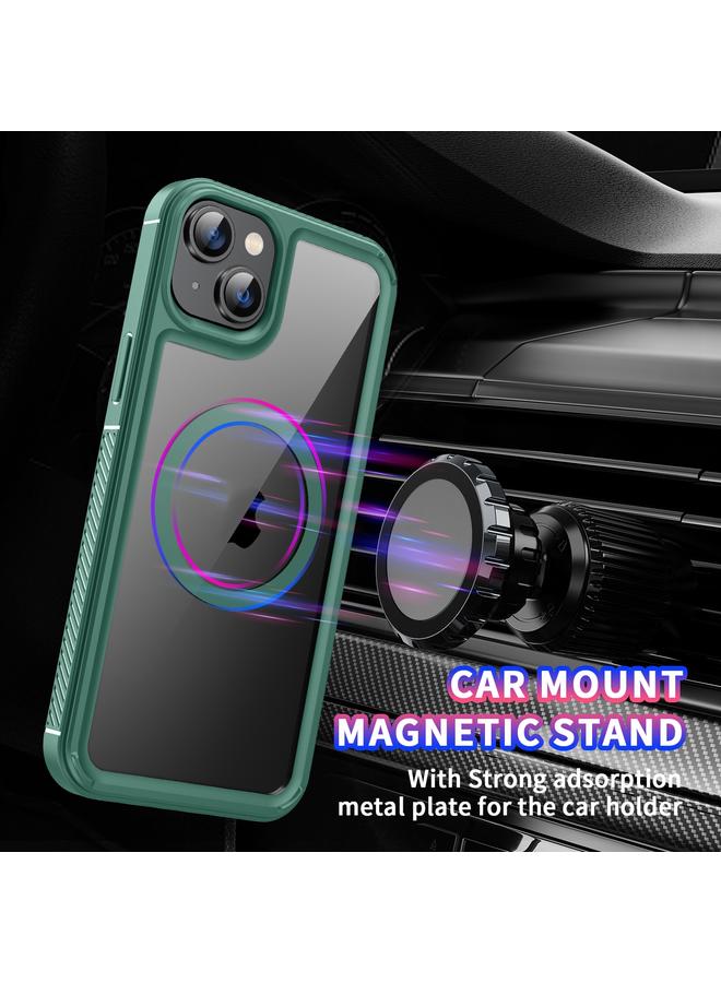 اس-توب جراب Forerunner مقاوم للصدمات مصنوع من مادة TPU الهجينة المصنوعة من الأكريليك لهاتف iPhone 15 Plus Magsafe - Image 5