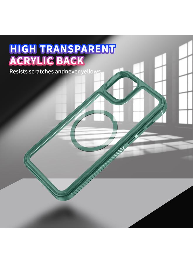 اس-توب جراب Forerunner مقاوم للصدمات مصنوع من مادة TPU الهجينة المصنوعة من الأكريليك لهاتف iPhone 15 Plus Magsafe - Image 3