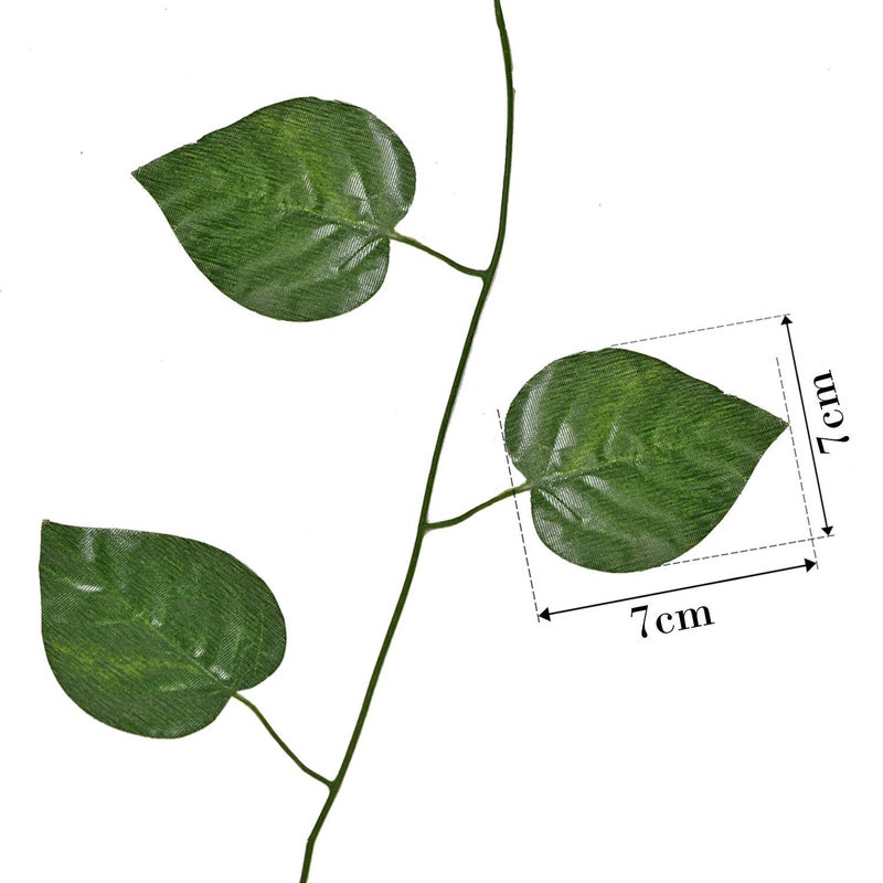 Go Hooked Go Hooked Artificial Garland Money Plant Leaf Creeper for Home Wall Hanging Special Occasion Party Office Decoration 6 Feet Each Pack of 5 String  - Image 4