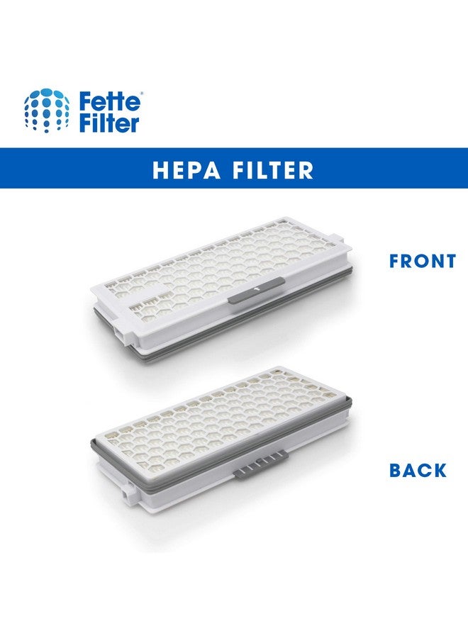 Fette Filter- Pack of 4 HEPA Filters Compatible with Miele AirClean SF-HA 50 Filter for Model # S4, S5, S6, S8, S8000, S8999, S6000, S6999, S5000, S5999, S4000, S4999, Complete C2 & C3 - Image 3