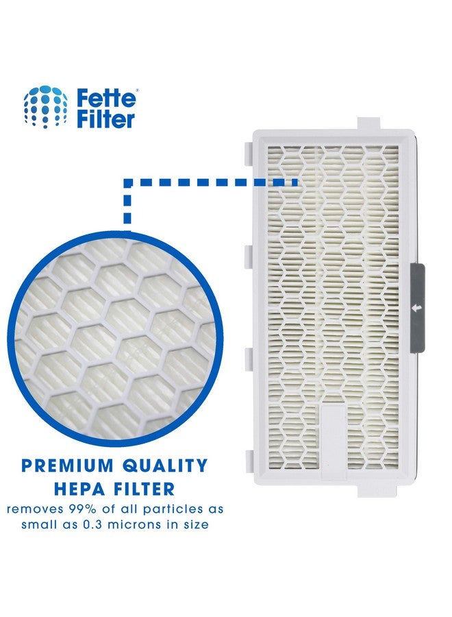 Fette Filter- Pack of 4 HEPA Filters Compatible with Miele AirClean SF-HA 50 Filter for Model # S4, S5, S6, S8, S8000, S8999, S6000, S6999, S5000, S5999, S4000, S4999, Complete C2 & C3 - Image 4