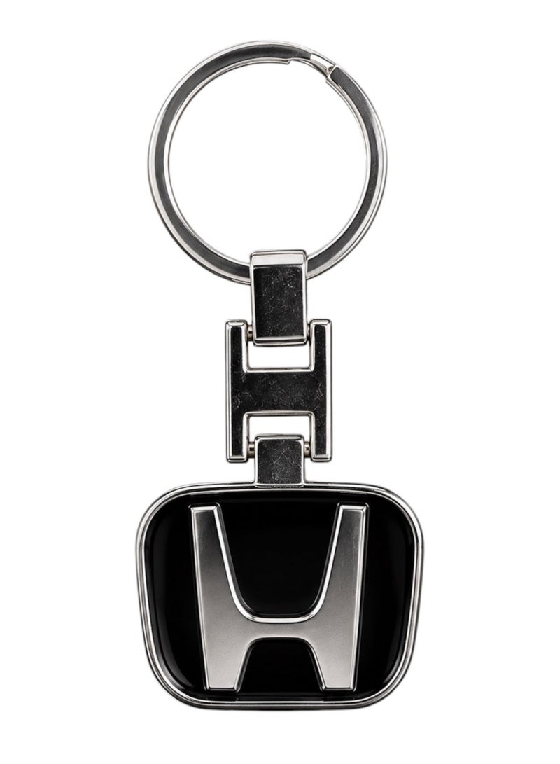 هوندا حامل  مفاتيح معدني مستطيل بزوايا منحنية بشعار هوندا  (Honda) - Image 2