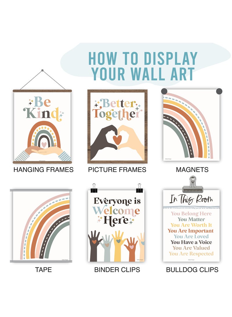 Diversity Posters, 6 Pack Multicultural Classroom Decor for Teachers, Colorful Posters for Elementary Education, Ideal for Promoting Inclusivity and Diversity - Image 5