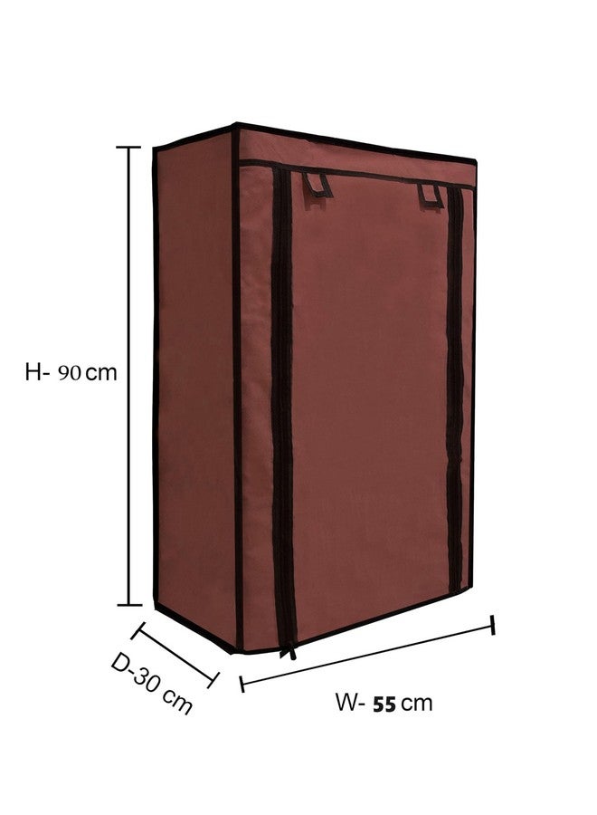 RAXON WORLD Shoe Rack Cover for Home Only for 5-Layer Portable Foldable Shoe Stand Non Woven Zipper Fabric Cover - Image 2
