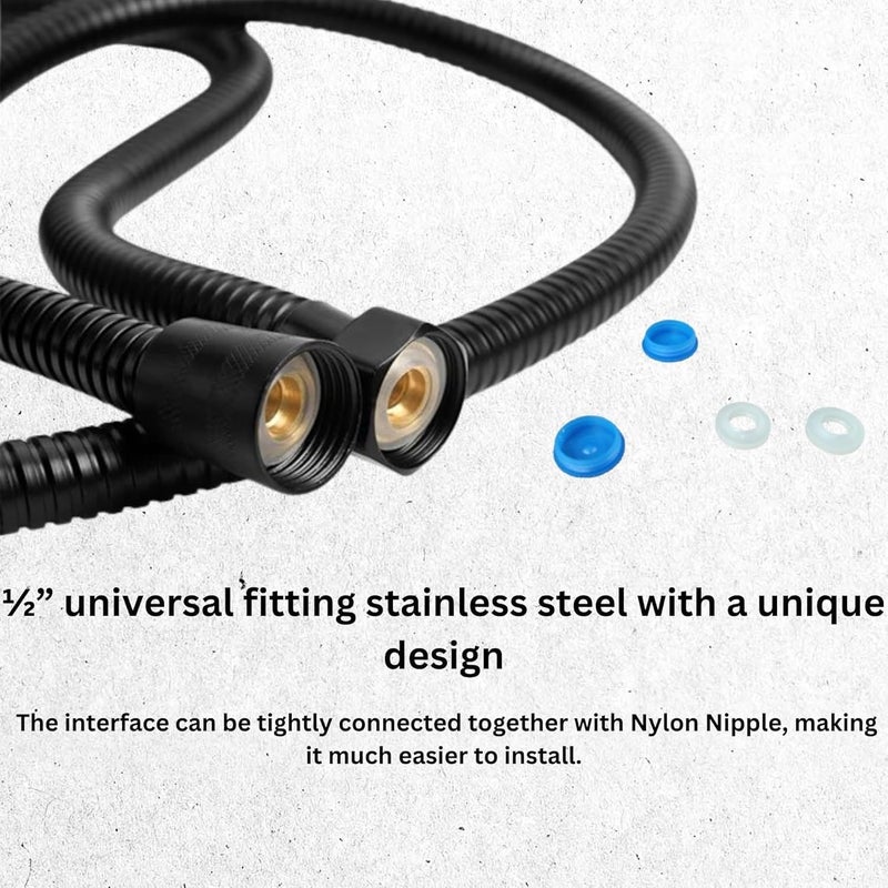 Shower Ruler (Shower Headset Hose 150cm (Black))) - Image 3