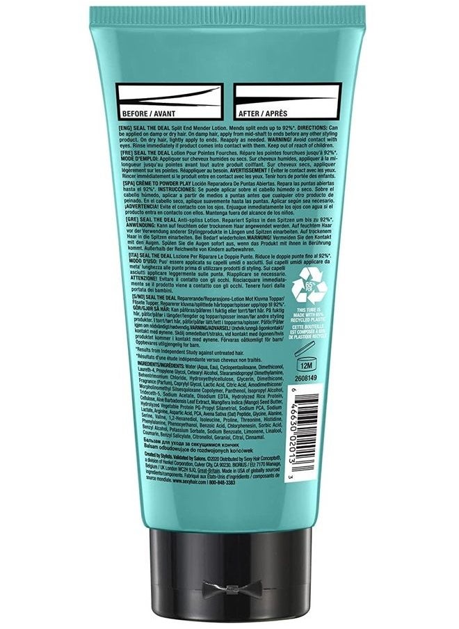 Sexy Hair - Healthy Seal the Deal Split End Mender Lotion, 3.4 Oz, Mends Split Ends, All Hair Types - Image 1