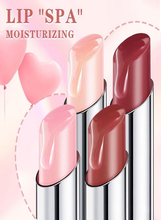 INSEEK Tinted Lip Balm Gift Set, 4Pcs Colored Color Changing Lip Balm, 24HRs Long-lasting Deep Moisturizing for Dry Lips, Smooth the Look of Fine Lines, Lightweight, Non-Sticky - Image 5