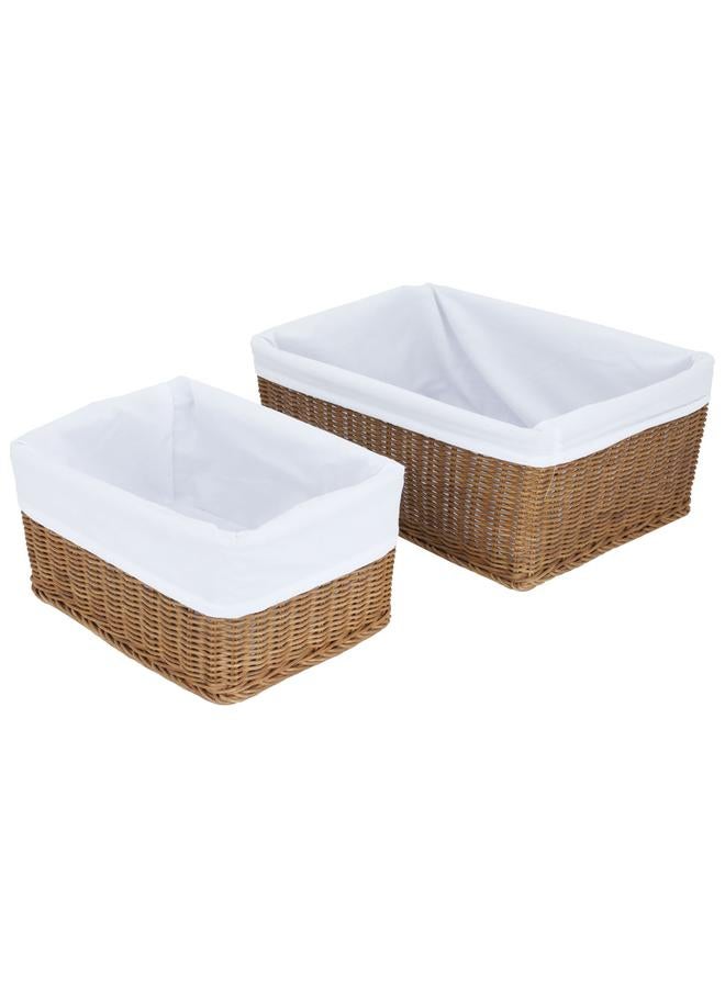 السيف  سلة تقديم مستطيلة من الخيزران 30 - Image 2