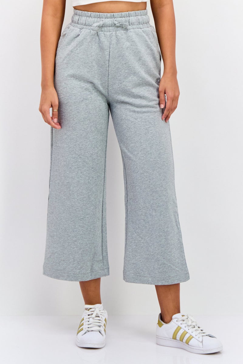 SKECHERS Women Sportswear Fit Outdoor Sweatpants, Grey - Image 1